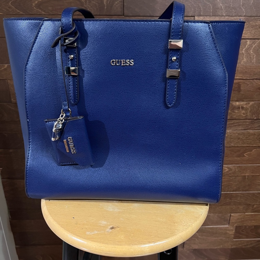 Guess blue purse